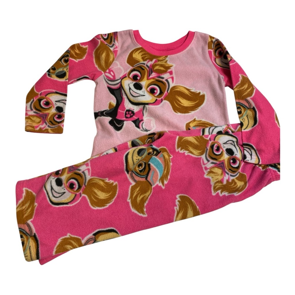 Disney Vibrant Pink Toddler Sky Paw Patrol Pajama Set 3T